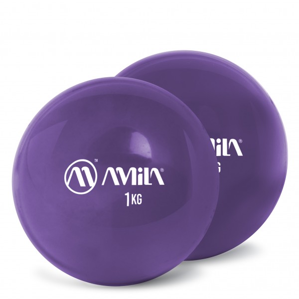 AMILA Palm Ball Two-Pack 1,0Kg Μωβ