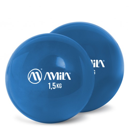 AMILA Palm Ball Two-Pack 1,5Kg Μπλε