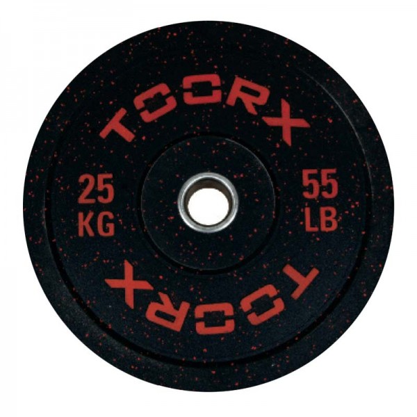 Ολυμπιακός Δίσκος Bumper Crumb 25kg 45cm Toorx